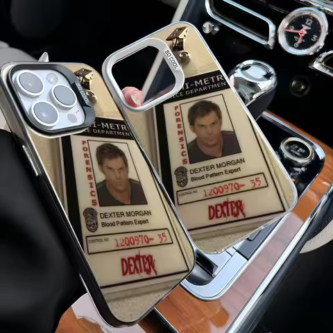 Epc Dexter Morgan Phone Case IMD Phone Case For IPhone 16 15 14 13 12 11 Pro Max Plus Color Silver C