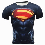 T New Fitness cool Compression Shirt Men Anime Superhero Punisher Skull Captain Americ 3D T Shirt Bodybuilding Workout Tshirt shirt