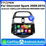 Vtopek 9" 2Din Android Car Radio Multimedia Video Player For Chevrolet Spark Beat Matiz Creative 200