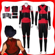 Arcane Caitlyn Red Fantasy Clothing - Halloween Costume for Women
