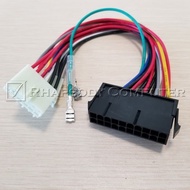20P ATX To 2 Port 6Pin AT PSU Converter Power Cable For Computer 286 3