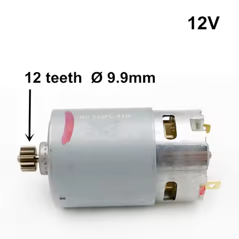 12 Teeth 12V Motor Replace For BOSCH 2609120259 GSR 12V GSR12V GSR12-2 GSB12VE-2 GDR12V RS-550PC-801