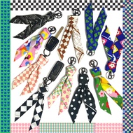 GANTUNGAN Keychain Bandana Bag Charm Keychain, Pants & Bag Colorful Multifunctional Snaphook Bandana