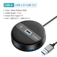 [ออกใบกำกับ- ทักแชท] ORICO USB 2.0 Hub 4 Port High-Speed Portable USB (YS1)