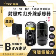 B套組⚡ 3W迎賓鈴 紅外線感應器 來客報知器 超商鈴聲 叮咚聲 警報聲 寬電壓 感應鈴 含稅