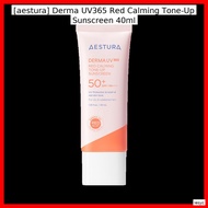[aestura] Derma UV365 Red Calming Tone-Up Sunscreen 40ml / Korean Sunscreen / Tone-Up Effect / 100% 