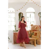 Miss Nomi - Aime Party Dress Vol 3 Premium Organza Women Import Party Dress Tile Brocade Christmas Luxury Christian bridesmaid Dress