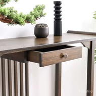 New Chinese Style Console Tables Solid Wood Altar Modern Minimalist a Long Narrow Table Side View Flower Stand Storage R