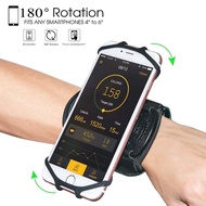 สายรัดแขนหมุนได้ ° ที่ใส่โทรศัพท์แบบรัดข้อมือ180สำหรับวิ่งปลอกแขนสำหรับ Samsung เดินป่า
