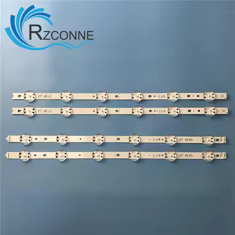 LED Backlight strip 12 lamp For 49" V17 ART3 TV 49LV340C JB3B1591A02499 49UV340C 49UJ6565 6916L-2862