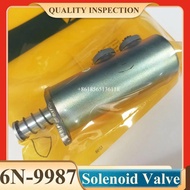 6N-9987 24V 6N-9988 12V New Fuel Solenoid Valve 6N9987 For 3208 Series Engines Stop Solenoid