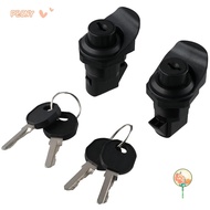 PEONY-HOME Glove Box Latch, Push Button Lock Electronic Box Tool Box Latch, Multi-Purpose Lock Plastic Cabinets Push Button Latch Golf Push Cart Accessories