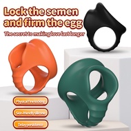 Super Soft Cock Ring Lock Sperm Ring Scrotum Restraint Ring Delay Time Control Ring Sex Toy for Man