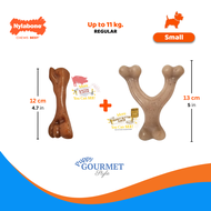 🇺🇸Made in USA🇺🇸 Nylabone Puppy Chew Gourmet Style Wishbone ของเล่นกระดูกแทะขัดฟันสำหรับลูกสุนัข ทรงว