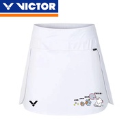 【Size S-4XL】Ready Stock Victor Tennis Skirt with Inner For Women 2024 New Design Minimalist Mini Golf Skirt Girl Sports Short Skirt Tennis Skirt Exercise Skirt Sports Skirt Women