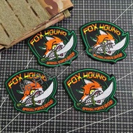 【Customized 】LY FOX HOUND Fox Tactical Morale Badge Outdoor3D  Velcro Patch /Badges/armband/Emblem D