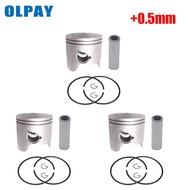 6K5-11636-03 6K5-11636-03-00 Piston (+0.50) 6K5-11601-22-00 piston ring (+0.5mm) for Yamaha 60HP 6K5