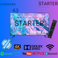 NEW ARRIVAL2023 Samsung Smart tv 43CU7000 4KUHD TV รุ่น 43CU7000KXXT 43นิ้ว รับประกันศูนย์ 1ปี รับชม Netflix Disney+ Hotstar VIU STARTER