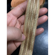 36 Yards Of Folding Gold Ribbon 1 Inch Wide