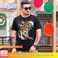 Thai style 3D tiger print men's t-shirt - bigsize 5XL 6Xl 7XL M2963