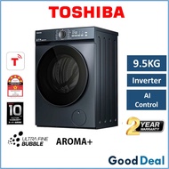 Toshiba TW-T21BU105UWM(MG) 9.5KG Inverter Front Load Washing Machine Mesin Basuh