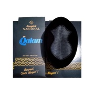 ( COD ) SONGKOK TANPA KERTAS MEREK QALAM / PECI QALAM RINGAN DI PAKAI /SONGKOK NASIONAL BLUDRU LEMB