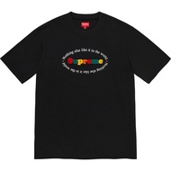 【New】Supreme Nothing Else Top TEE alphabet rainbow print short-sleeved T-shirt for men and women