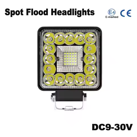 4.2" Car Led Light Bar 3030 Work Light Lamp 12v Flood Light 41 LEDs Tractor Boat Off Road 4WD 4x4 Tr