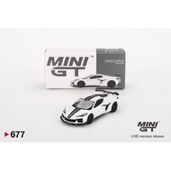 MINI GT 1/64 DIECAST 677 CHEVROLET CORVETTE Z06 ARCTIC WHITE