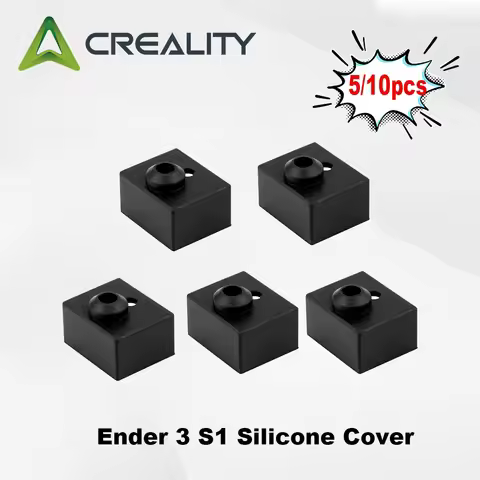 5PCS 3D Printer Hotend Silicone Sock Heater Block Silicone Cover for Creality Ender 3 S1/S1 Pro/Ende