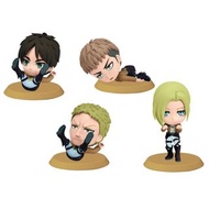 進擊的巨人 進撃の巨人 ATTACK ON TITAN **6.5CM 黏土 PVC 景品** 手辦 造型 動漫 ANIME BANPRESTO CRANE KING CHIBIKYUN CHARA
