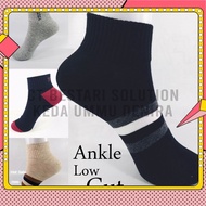 Anckle sock . Vefa sock  . Stokin pendek lelaki. Sederhana tebal. Kegunaan untuk indoor dan outdoor