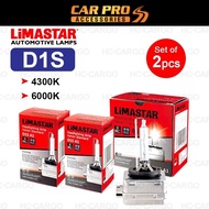 LIMASTAR 2Pcs HID Xenon Headlight Bulb 4300K, 6000K D1S A1 QUALITY