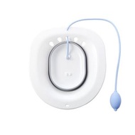 Others - 可折疊馬桶蓋坐浴盆 - 經由馬桶蓋折疊式坐浴盆 - 用於緩解痔瘡、孕婦、老年人的會陰清洗 (可折疊灰色)