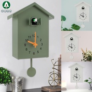 Cuckoo Clock with Chimer Minimalist Cuckoo Sound Clock with Pendulum Delicate Cuckoo Clock Bird House Battery Powered