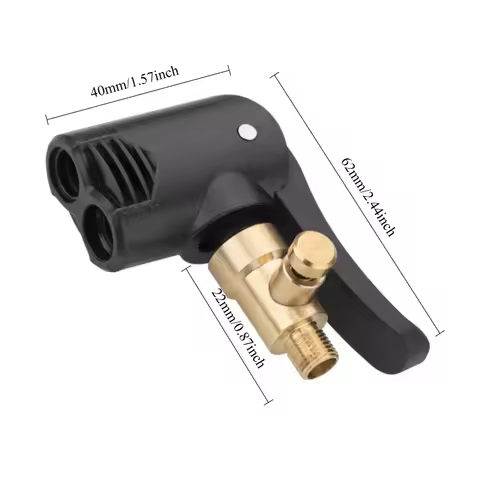 Tire Air Pump Connector Tire Inflator Hose Adapter No Air Leakage Air Compressor Pump Tire Chucks Fo