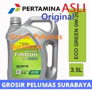 ORIGINAL Oli Pertamina Fastron ECO Green 0w20 0w-20 0w/20 galon LCGC