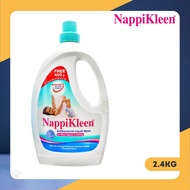 NappiKleen Antibacterial Baby Liquid Wash Detergent Liquid 2.4kg Baby Detergent Laundry Baby Laundry