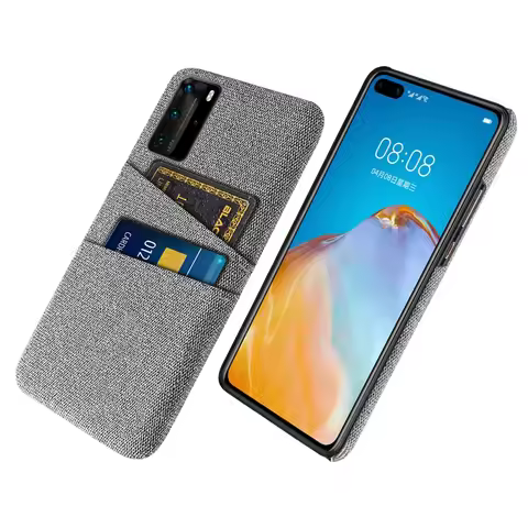 P40 Pro For Huawei P40 Pro P30 Pro P20 Pro Mate 40 Pro 30 Pro 20 Pro Case Slim Fabric + Card Slots C