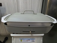 Bruno 灰色多功能 Grande 大容量電熱鍋連多款烤盤