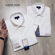 Men's long-sleeved white shirt G.2000 Luxurious and elegant basic plain shirt Beautiful high-quality