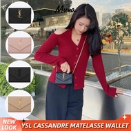 YSL Saint Laurent Yves CASSANDRE MATELASSE Wallet 414404 Ladies/Wallet/Card Holder/Coin Purse