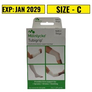 Tubigrip Size C 1m Beige – Elastic Bandage for Sprains, Strains & Joint Support