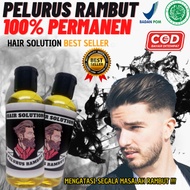 Hair Solution Original 100% Pelurus Rambut Permanen Tanpa Catok / Pelurus Rambut 100% Permanen Original Hair Solution / Pelurus Rambut Permanen Pria Hair Solution Original