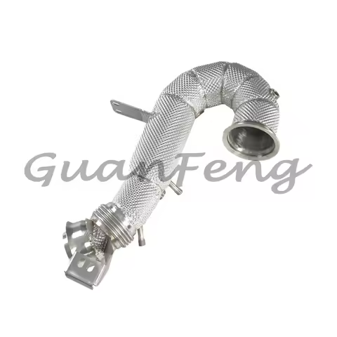 Performance SS304 Exhaust Downpipes For Mercedes Benz For AMG M256 GT50 GT53 GLE53 GLS53 E53 2018 +