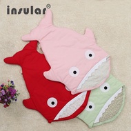 Insular New Arrival Cute Cartoon Shark Baby Sleeping Bag Winter Baby Sleep Sack Warm Baby Blanket Warm Swaddle