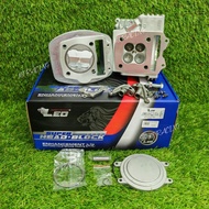 LEO RACING SUPER HEAD 4 VALVE 22/25MM + SUPER BLOCK 65MM SRL115 FI YAMAHA LAGENDA