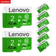 Lenovo 2TB 128GB การ์ดหน่วยความจำ SD ความเร็วสูง Class 10 TF Card 4K Ultra-HD การ์ด A2 Sdtf Flash Memory Card สำหรับ  Table