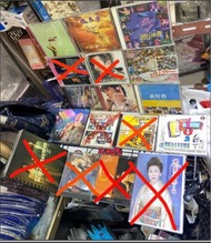 DVD/VCD:黃國倫驚天動地/龍虎榜萬里飛翔/黎明Live99（未開封）/張國榮跨越97演唱會/劉德華愛在刻骨銘心時/電影行動/楊采妮北緯66半/周傑倫Jay/華星最好的/張偉文唱好女人演唱會/吳國