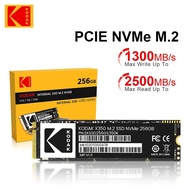 Kodak SSD Pcie NVME Gen3 X4 M.2 Ssd ฮาร์ดไดรฟ์2500เมกะไบต์/วินาที256GB 512GB 1TB สถานะของแข็งแล็ปท็อปเดสก์ท็อปฮาร์ดดิสก์